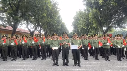 Động viên Khối Cựu CAND Việt Nam tham gia diễu binh phục vụ nhiệm vụ A80