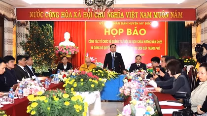 Đổi mới công tác quản lý, điều hành Lễ hội Chùa Hương