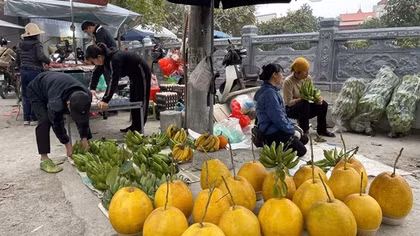 Thị trường ngày 24 Tết Ất Tỵ: Chuối xanh đắt đỏ