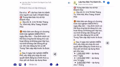 Cảnh báo mạo danh cơ quan nhà nước mở lớp bán trú cho người cao tuổi