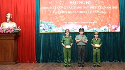 Công an tỉnh An Giang nâng cao hiệu quả công tác Cảnh sát điều tra