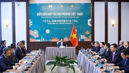 Thủ tướng tiếp lãnh đạo các tỉnh của Nhật Bản dự Diễn đàn hợp tác địa phương Việt-Nhật