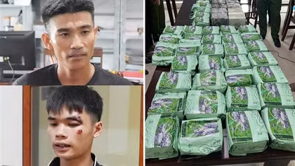 Lái ô tô chở 2 bao tải heroin, bố trí “dơi đêm” đi xe máy thám thính