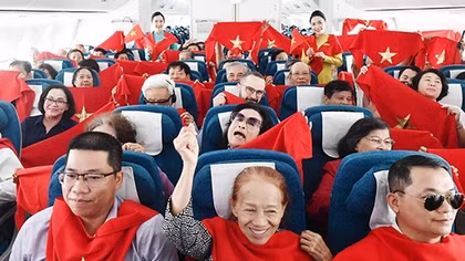 Vietnam Airlines thực hiện chuyến bay “Cất cánh tự hào Việt Nam” kỷ niệm 80 năm Quốc khánh 2/9