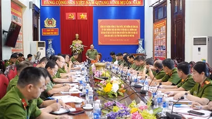 Thứ trưởng Lê Văn Tuyến kiểm tra công tác đặc xá năm 2025 tại tỉnh Thái Nguyên