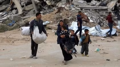 Gaza giữa “bản đồ hậu chiến” và dòng người tị nạn