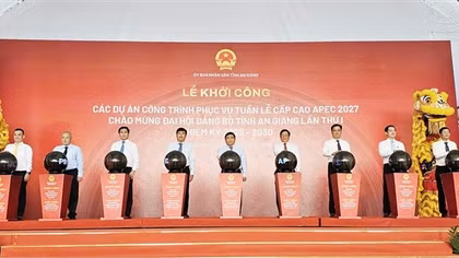 Khởi công hàng loạt dự án, công trình phục vụ APEC 2027