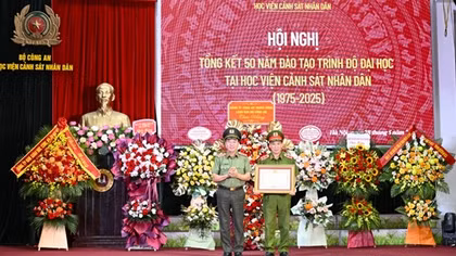 Phấn đấu đưa Học viện CSND trở thành cơ sở giáo dục trọng điểm quốc gia, uy tín tầm cỡ khu vực và quốc tế