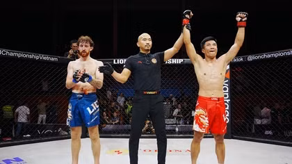 LION Championship 26: Trương Cao Minh Phát chiến thắng ấn tượng trước đối thủ châu Âu