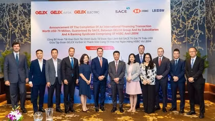HSBC thu xếp thành công giao dịch bảo lãnh khoản vay không ràng buộc 79 triệu USD cho GELEX