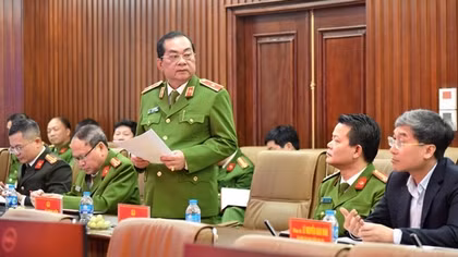 Đoàn kiểm tra của Bộ Chính trị, Ban Bí thư làm việc tại Đảng ủy Cục Cảnh sát QLHC về TTXH