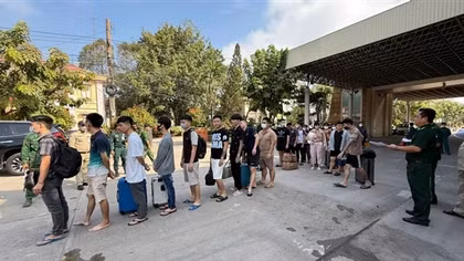 Tiếp nhận 177 công dân liên quan đến công ty lừa đảo qua mạng ở Campuchia