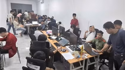 Đà Nẵng triệt phá đường dây núp bóng công ty công nghệ cao để tổ chức đánh bạc
