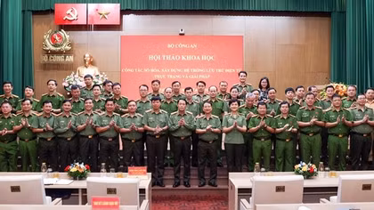 Đẩy mạnh số hóa, hiện đại hóa công tác lưu trữ trong CAND