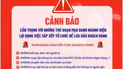 Giả danh nhân viên ngành điện hướng dẫn cập nhật thông tin sau sáp nhập để lừa đảo