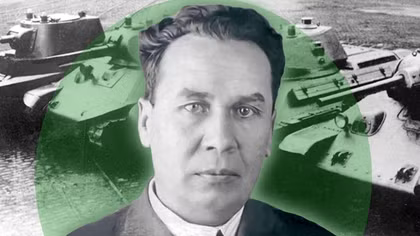 Mikhail Koshkin với chiếc T-34 huyền thoại