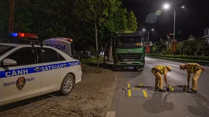 CSGT toàn thành phố trắng đêm theo dấu, vây bắt xe quá tải