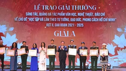 Trao giải thưởng sáng tác, quảng bá về “Học tập và làm theo tư tưởng, đạo đức, phong cách Hồ Chí Minh”