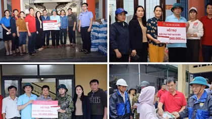 Agribank hỗ trợ khẩn cấp 11 tỷ đồng các tỉnh Nam Trung Bộ và Tây Nguyên