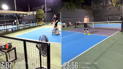 Sân pickleball hoạt động xuyên đêm gây mất an ninh trật tự