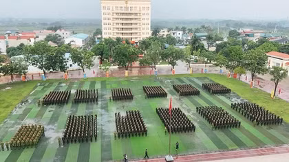 Hơn 1.700 học viên đại học chính quy các học viện, trường CAND bắt đầu huấn luyện đầu khoá