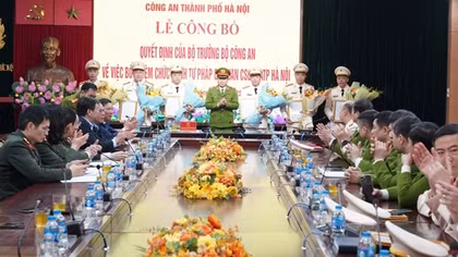 Bổ nhiệm chức danh Phó Thủ trưởng Cơ quan Cảnh sát điều tra Công an Hà Nội
