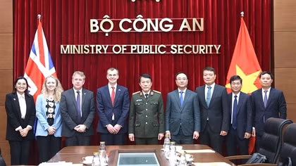 Việt Nam - Vương quốc Anh thúc đẩy hợp tác an ninh và phòng, chống mua bán người