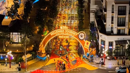 Thành phố thiên niên kỷ T&T City Millennia bừng sáng trước đại nhạc hội