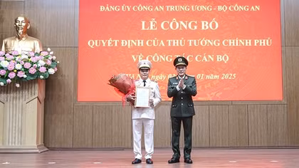 Thiếu tướng Đặng Hồng Đức được bổ nhiệm giữ chức Thứ trưởng Bộ Công an