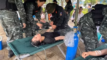 “Vượt nắng, thắng mưa”, đảm bảo an toàn cho chiến sĩ tham gia Đại lễ 2/9