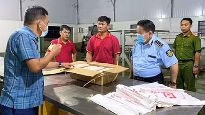 Bắt giữ, tiêu hủy hơn 100 tấn heo đông lạnh đã bốc mùi, nổi đốm trên da