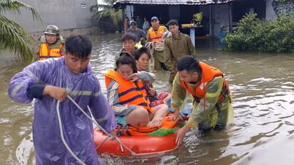 Công an các đơn vị, địa phương chủ động ứng phó với áp thấp nhiệt đới gần Biển Đông