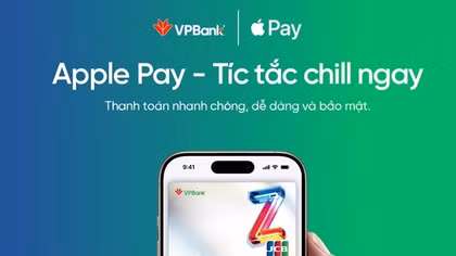 VPBank triển khai Apple Pay cho chủ thẻ VPBank JCB