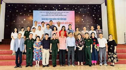 Tạp chí Văn nghệ Quân đội khai mạc trại sáng tác về lực lượng vũ trang, chiến tranh cách mạng