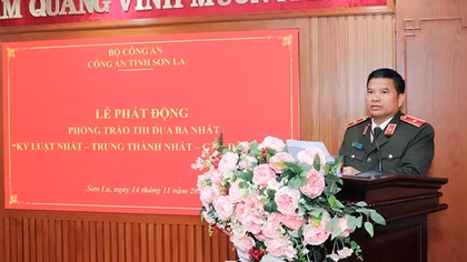Công an tỉnh Sơn La phát động phong trào thi đua “Ba nhất”