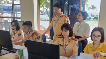 Công an tỉnh Bắc Giang tổ chức kỳ sát hạch lái xe sớm nhất nước