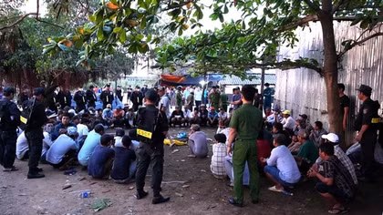 Triệt phá trường gà do “Ba Heo” tổ chức, tóm 75 con bạc đang sát phạt