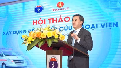 Xây dựng lực lượng cấp cứu ngoại viện tiếp cận hiện trường chỉ trong 8 phút