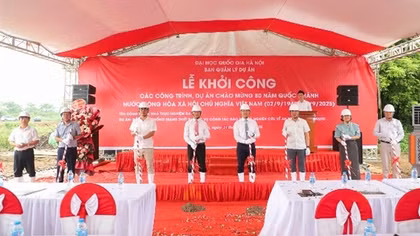 Đại học Quốc gia Hà Nội khởi công Nhà thực nghiệm đa năng, thúc đẩy hình thành đô thị đại học hiện đại