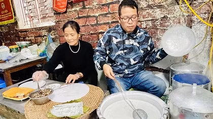 Thanh Trì có bánh cuốn ngon...