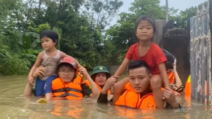 Lực lượng Công an ứng phó bão Ragasa