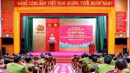 Công an tỉnh Ninh Bình hưởng ứng phong trào thi đua “Ba nhất”