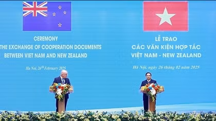 Toàn văn Tuyên bố chung về việc nâng cấp quan hệ Việt Nam-New Zealand