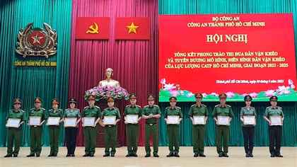 Công an TP Hồ Chí Minh tuyên dương nhiều mô hình, điển hình dân vận khéo