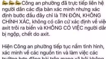 Không có chuyện 10 người chết do dính axít khi lặn vớt tôm hùm