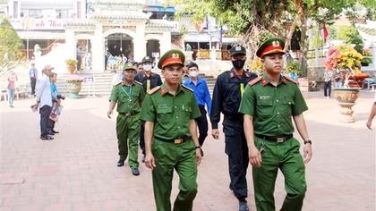Đảm bảo ANTT mùa lễ hội Vía Bà Chúa Xứ Núi Sam