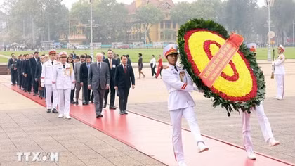 Tổng thống Brazil vào Lăng viếng Chủ tịch Hồ Chí Minh, tưởng niệm Anh hùng liệt sĩ