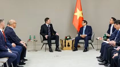 Thủ tướng Phạm Minh Chính tiếp Chủ sở hữu của CLB bóng đá hàng đầu Czech