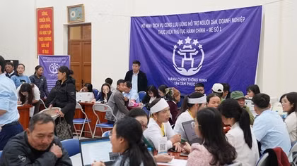 Xe dịch vụ công lưu động - đột phá trong giải quyết thủ tục hành chính