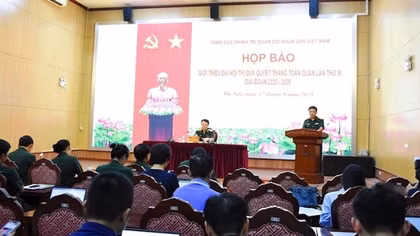 720 đại biểu sẽ tham dự Đại hội Thi đua Quyết thắng toàn quân lần thứ XI